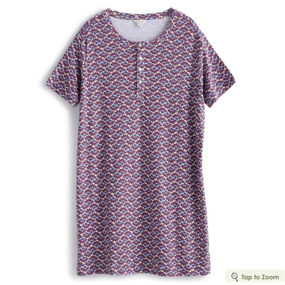 Vera Bradley Outlet Henley Night Dress L - Picture 2 of 7